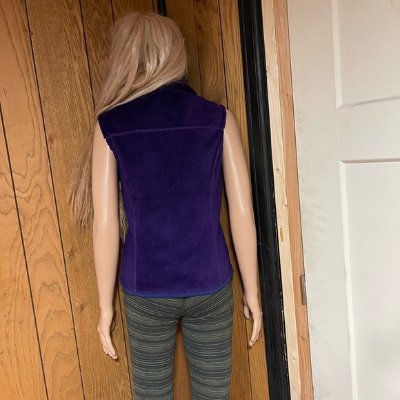 Patagonia Re Tool Fleece Vest Purple-zip Up - Picture 7 of 16
